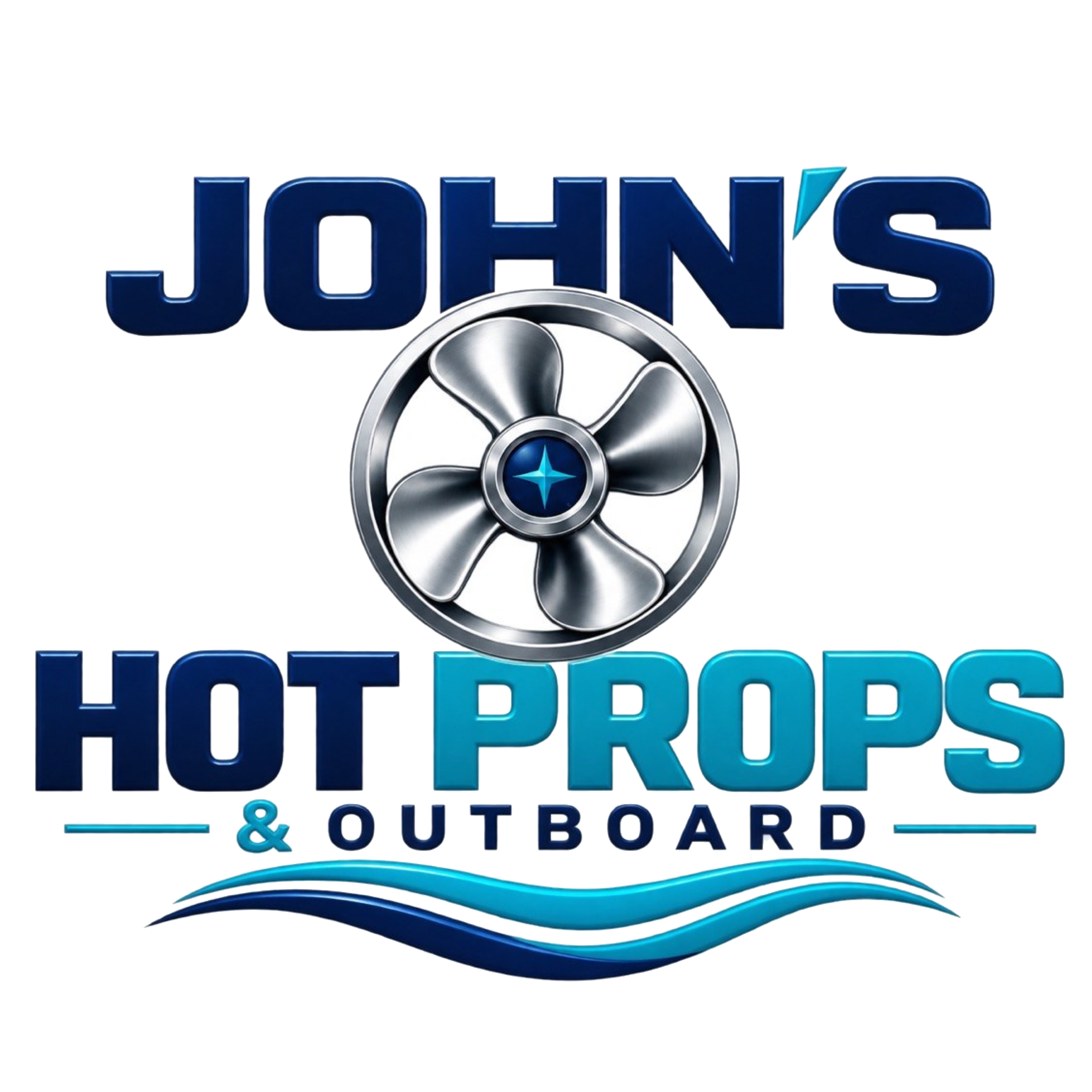 John's Hot Props & Outboards logo